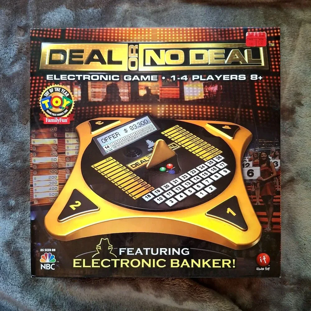 Deal or no Deal NBC Electronic Board Game with Box 2006 - Works, Read Desc